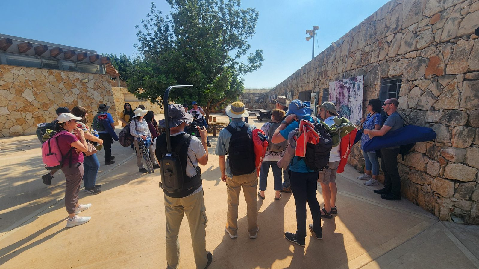 On location during the Gospel of John filming