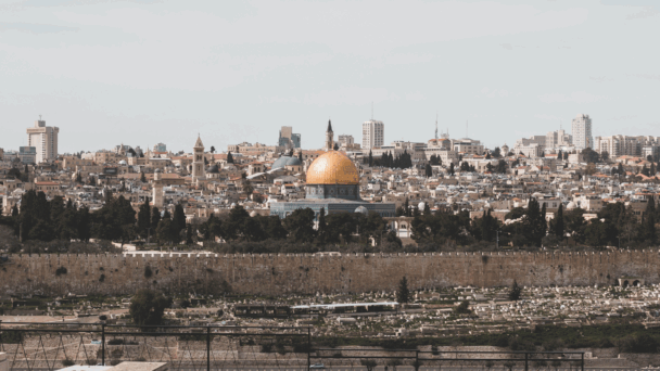 view of the temple mount
