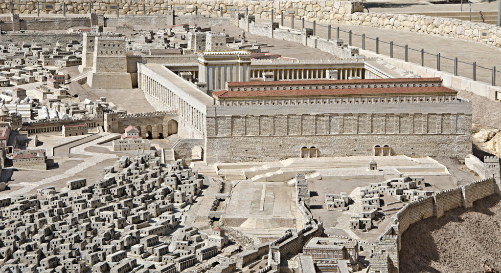 Reconstructed model of the Temple in Jerusalem