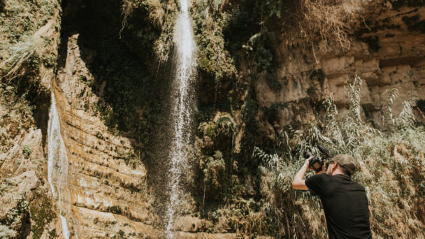 waterfall at en gedi