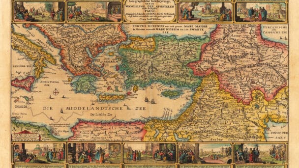 holy land old map
