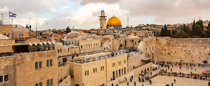 western wall and temple mount