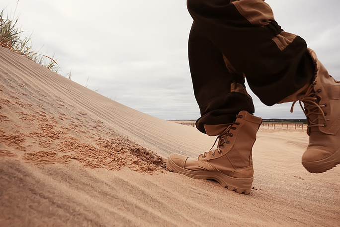 walking on dunes
