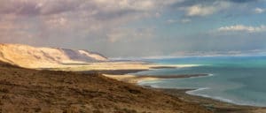 Beautiful photo coast of the Dead Sea , Israel .