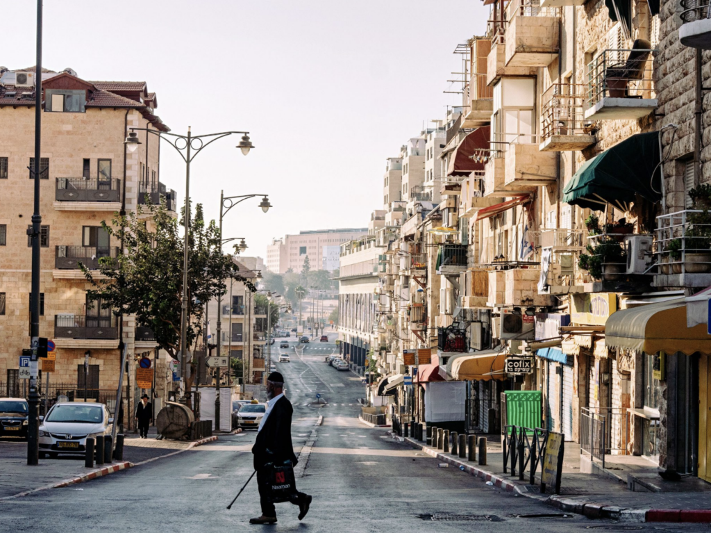 walking the streets of Jerusalem