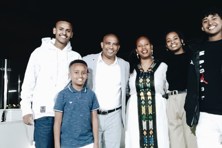 Ethiopian group from the congregation
