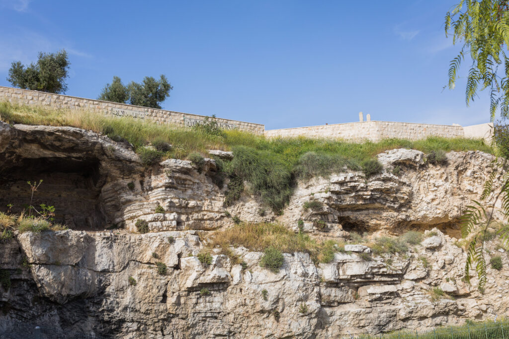 Golgotha, where Jesus was crucified