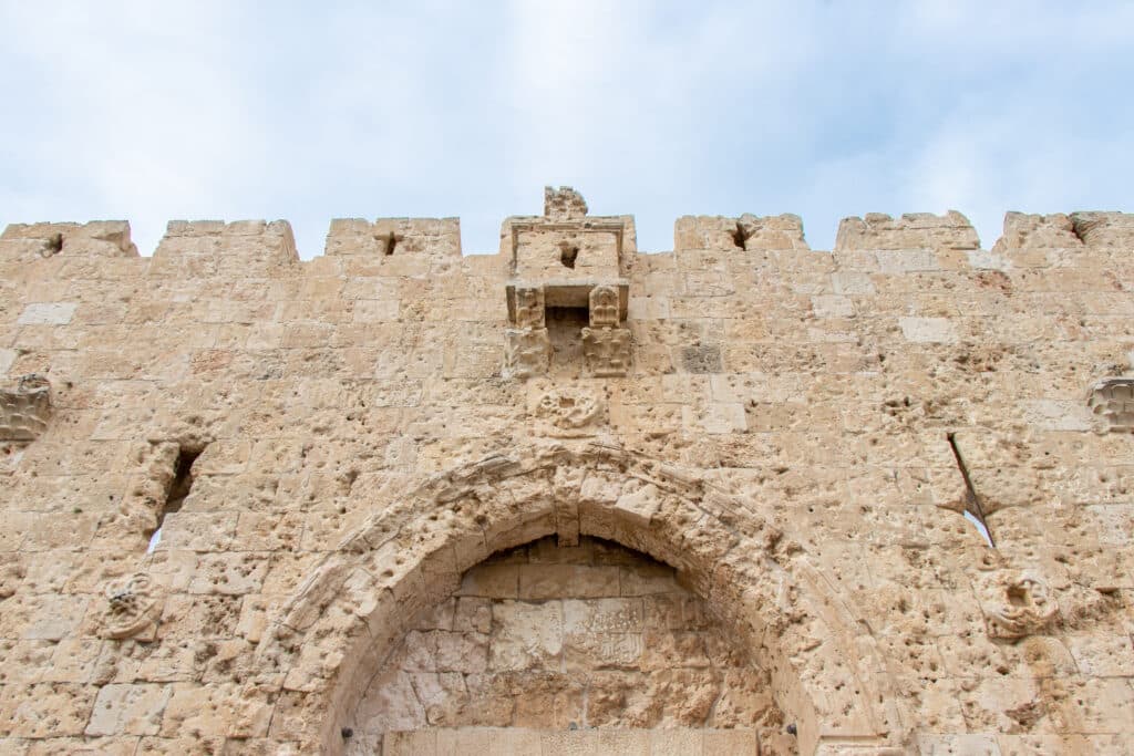 Zion gate, Old City of Jerusalem
